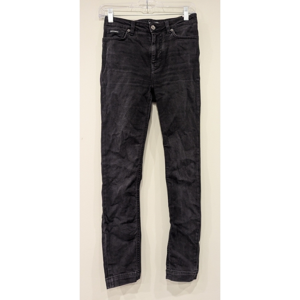 Dolce & Gabbana Staff Black Denim Jeans Size 38 US Size 2